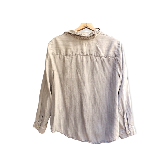 Chicos button down grey shiet - Picture 4 of 5